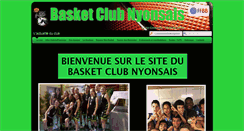 Desktop Screenshot of nyonsbasket.fr