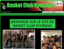 Tablet Screenshot of nyonsbasket.fr
